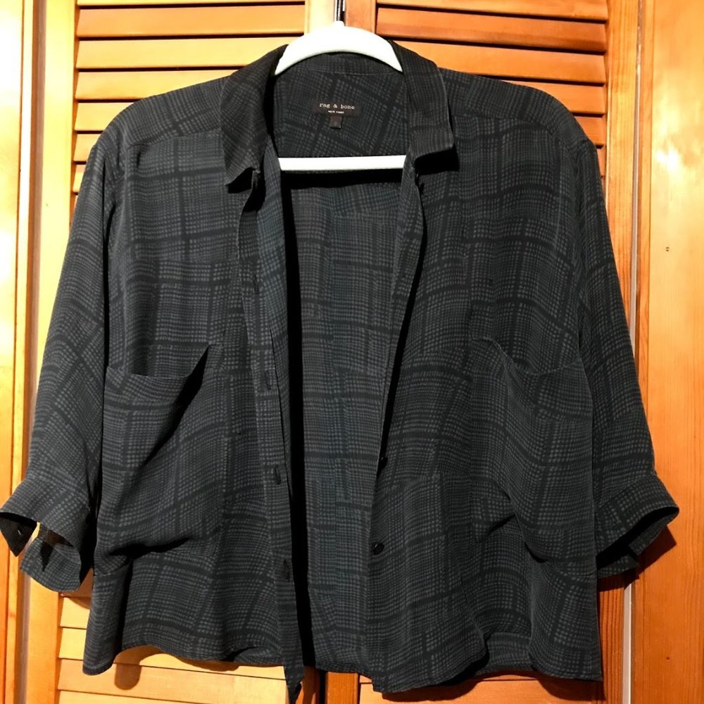 rag and bone silk top